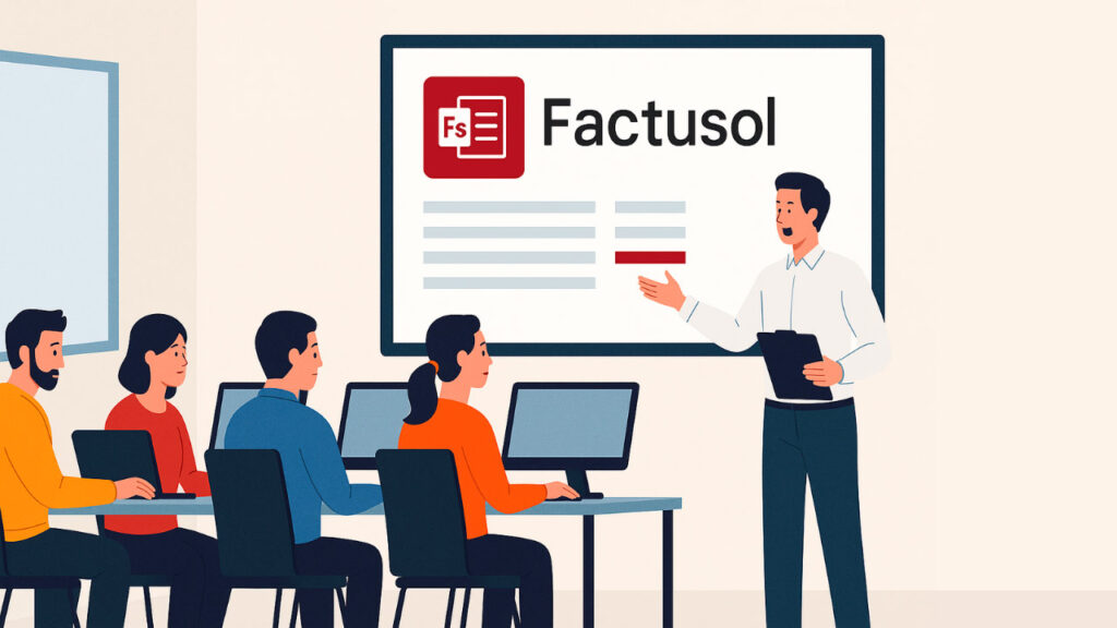 Formación del equipo con el manual Factusol